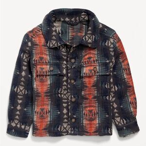 Printed Jacquard-Knit Shirt for Toddler Boys